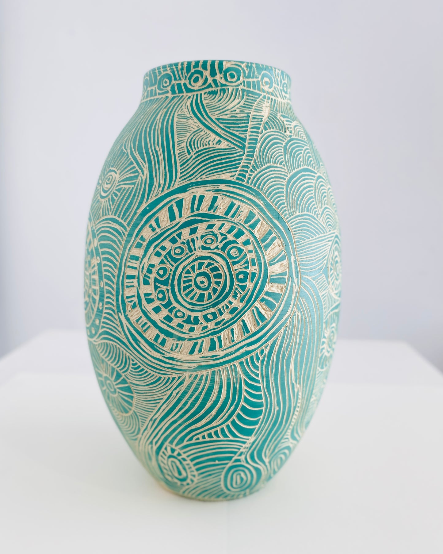 'Kapi Tjukula' Yaritji Heffernan (Aqua)