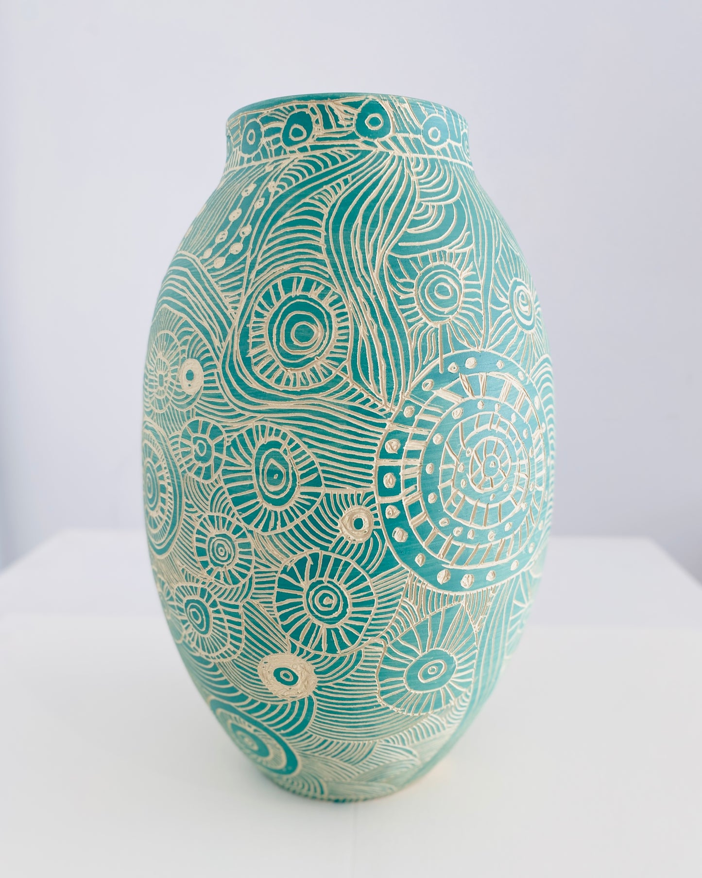 'Kapi Tjukula' Yaritji Heffernan (Aqua)