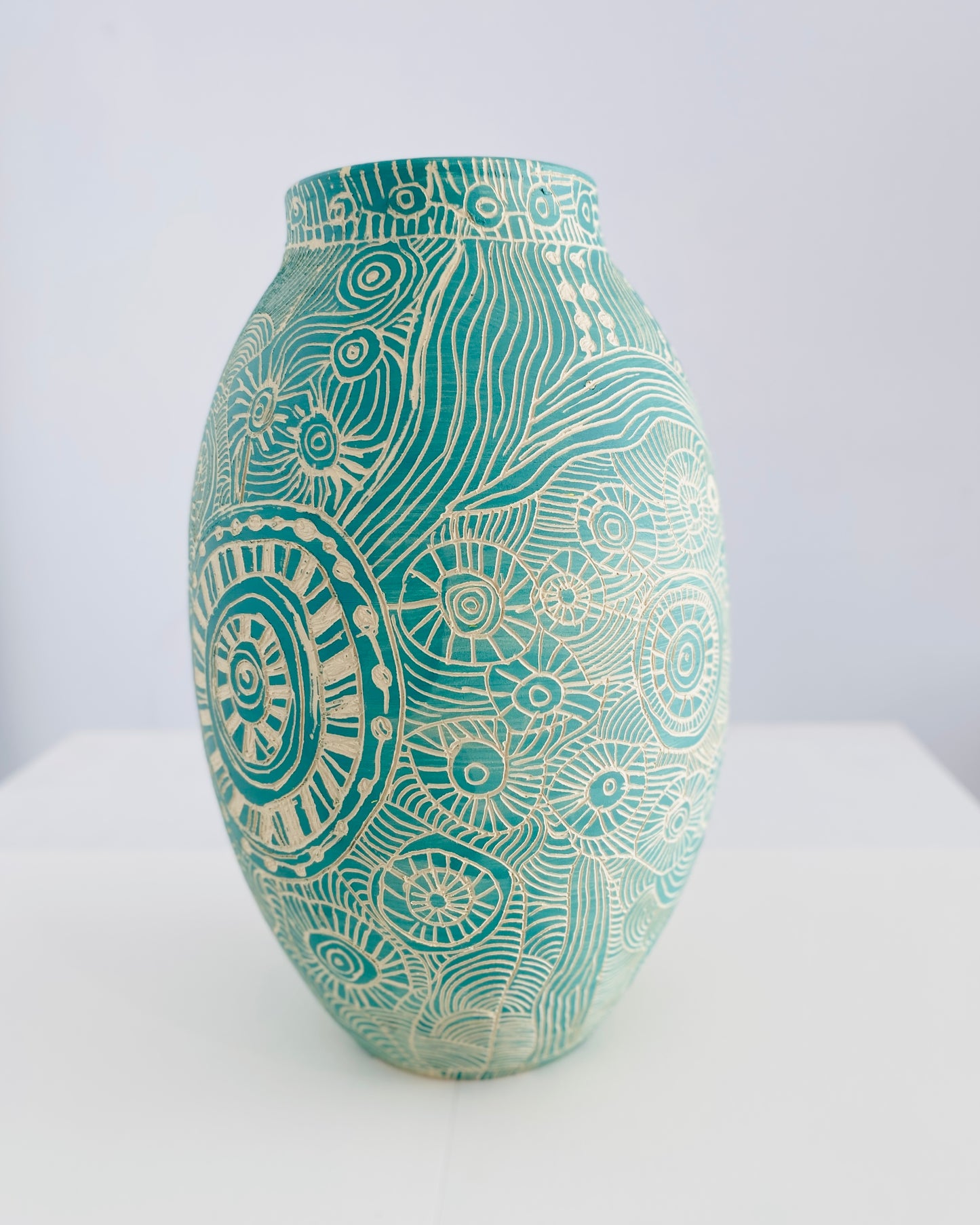 'Kapi Tjukula' Yaritji Heffernan (Aqua)