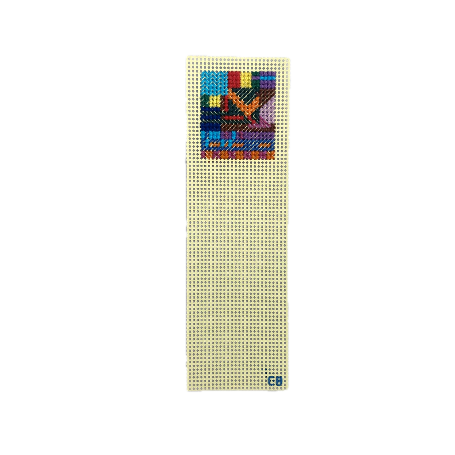 Stitched Bookmark Yellow One