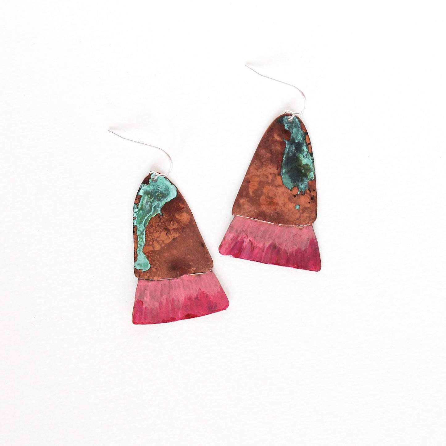 Bronze Earrings Corymbia Flower
