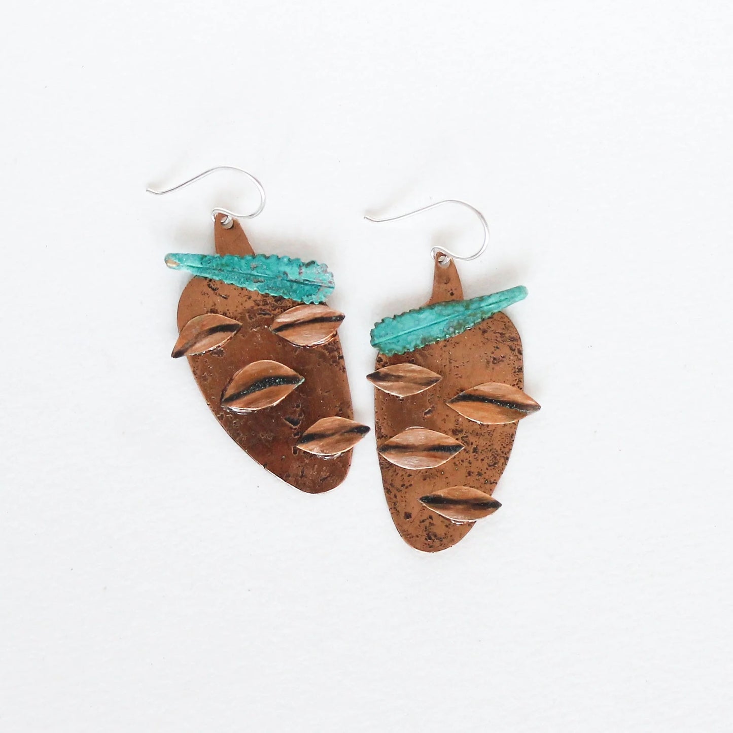 Bronze Earrings Banksia Pod