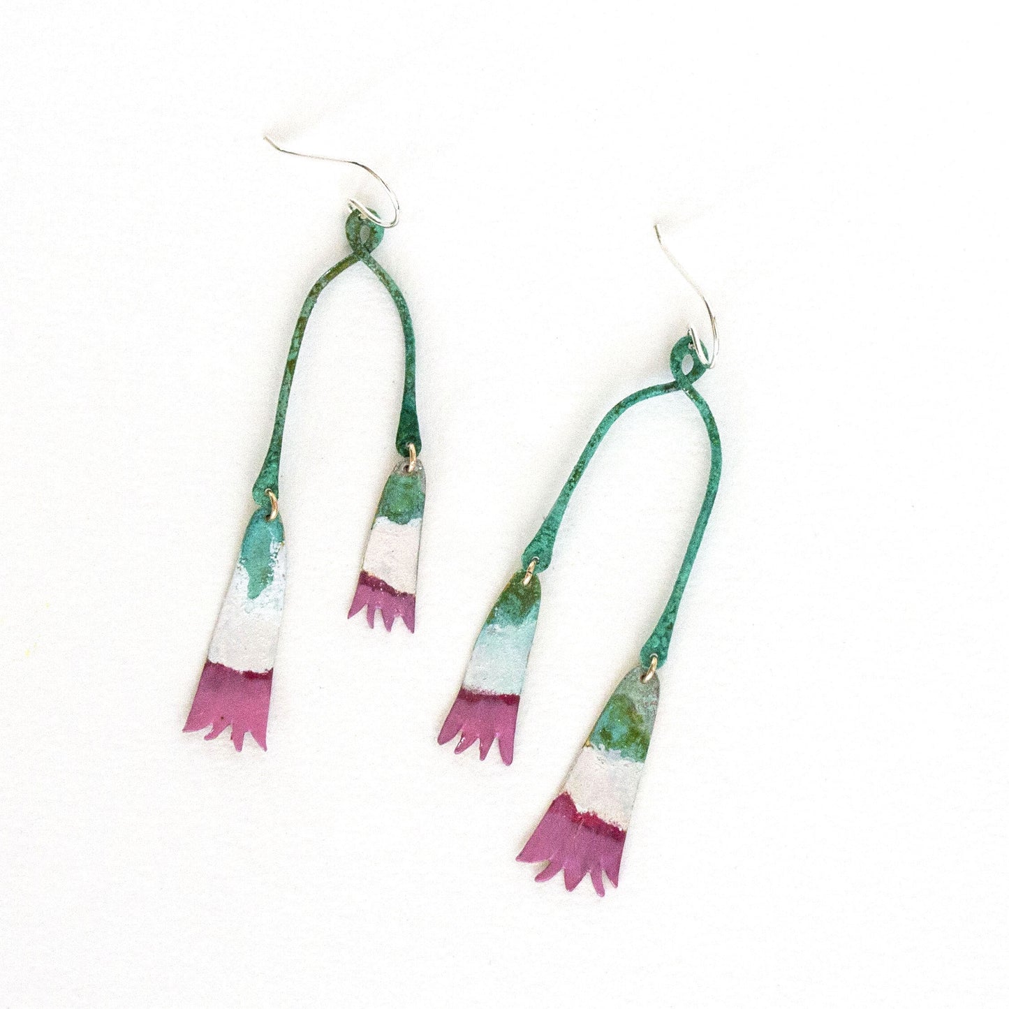 Bronze Earrings Correa Flower