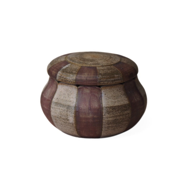 Ceramic Jewellery Jar Maroon