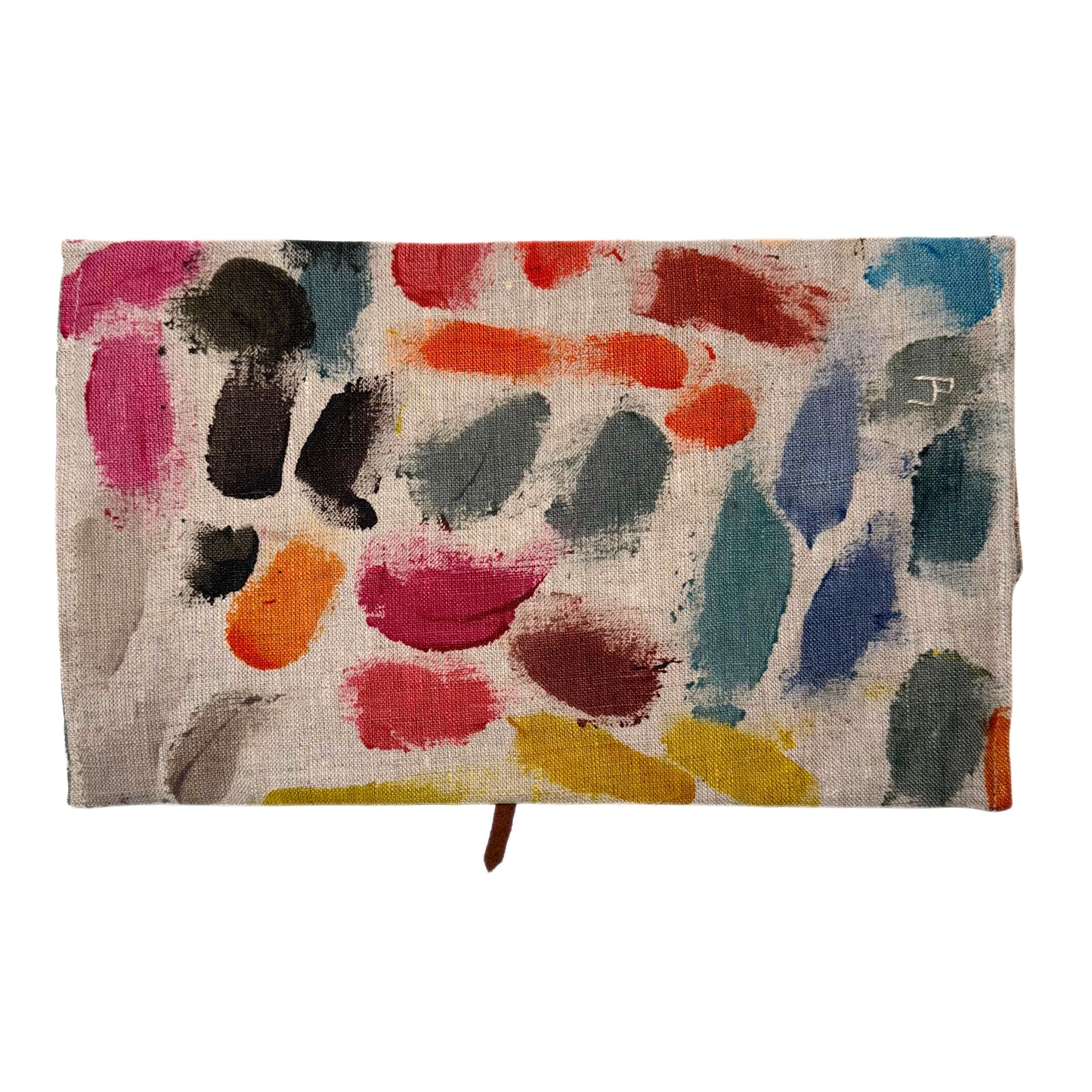 Linen Project Pouch Paint Tester Natural Buckle