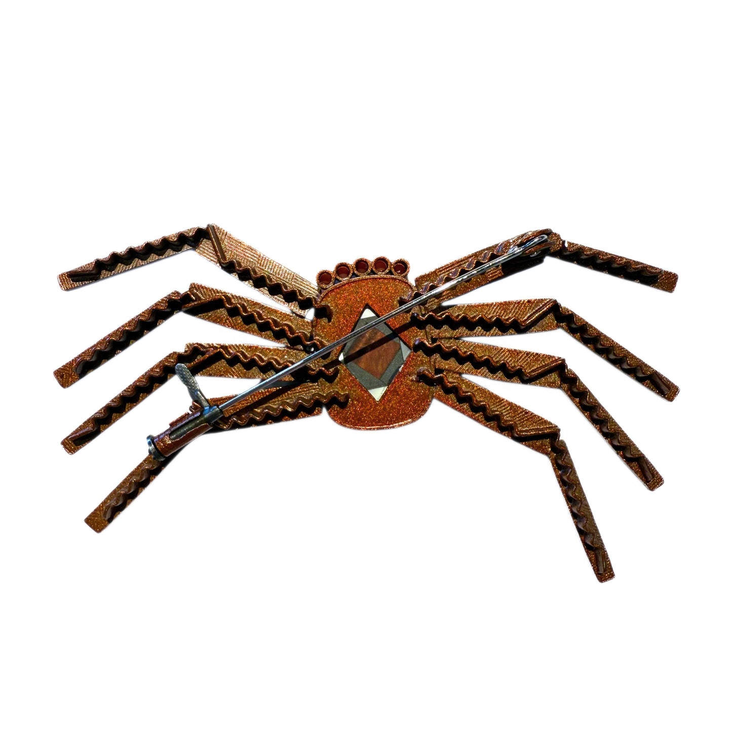Black Spider Brooch