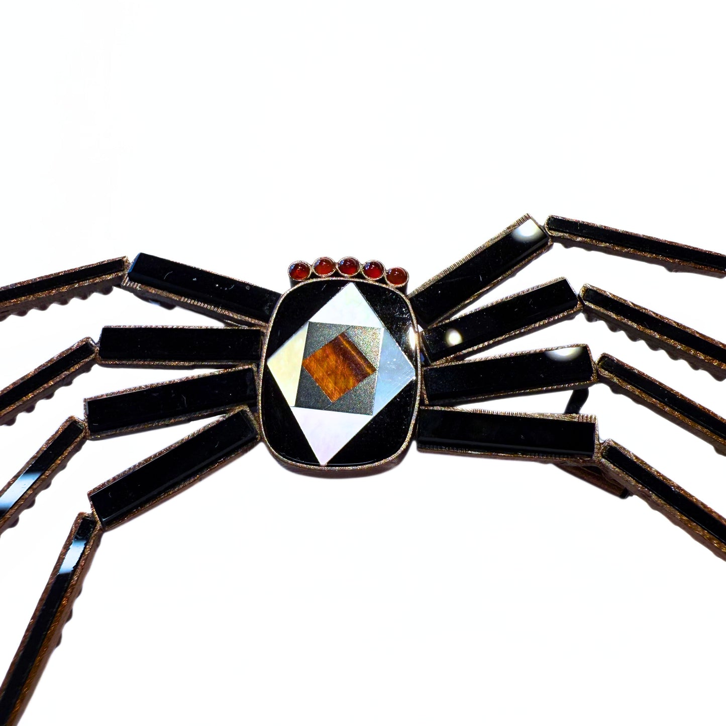 Black Spider Brooch