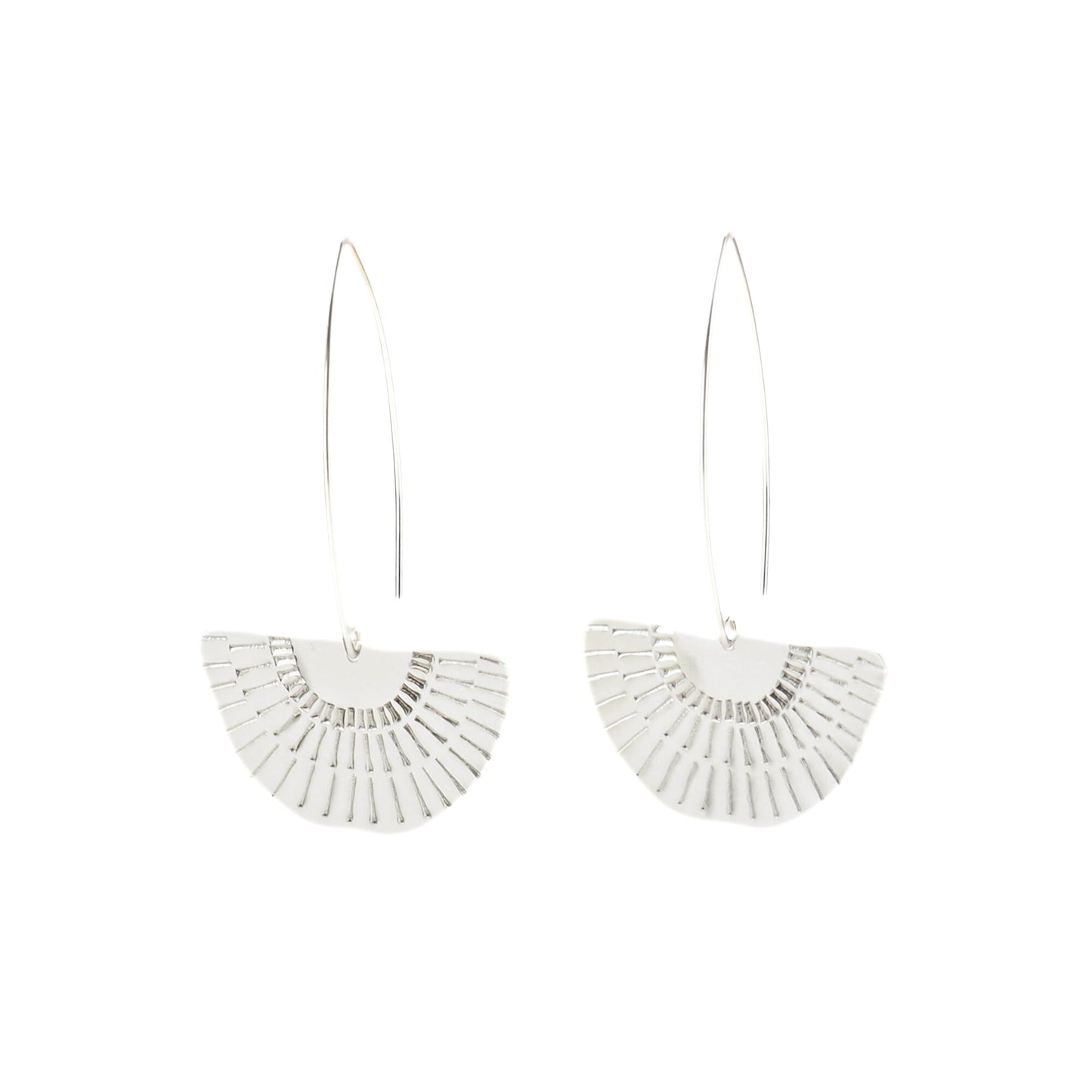 Hook Earrings Between The Lines Sterling Silver