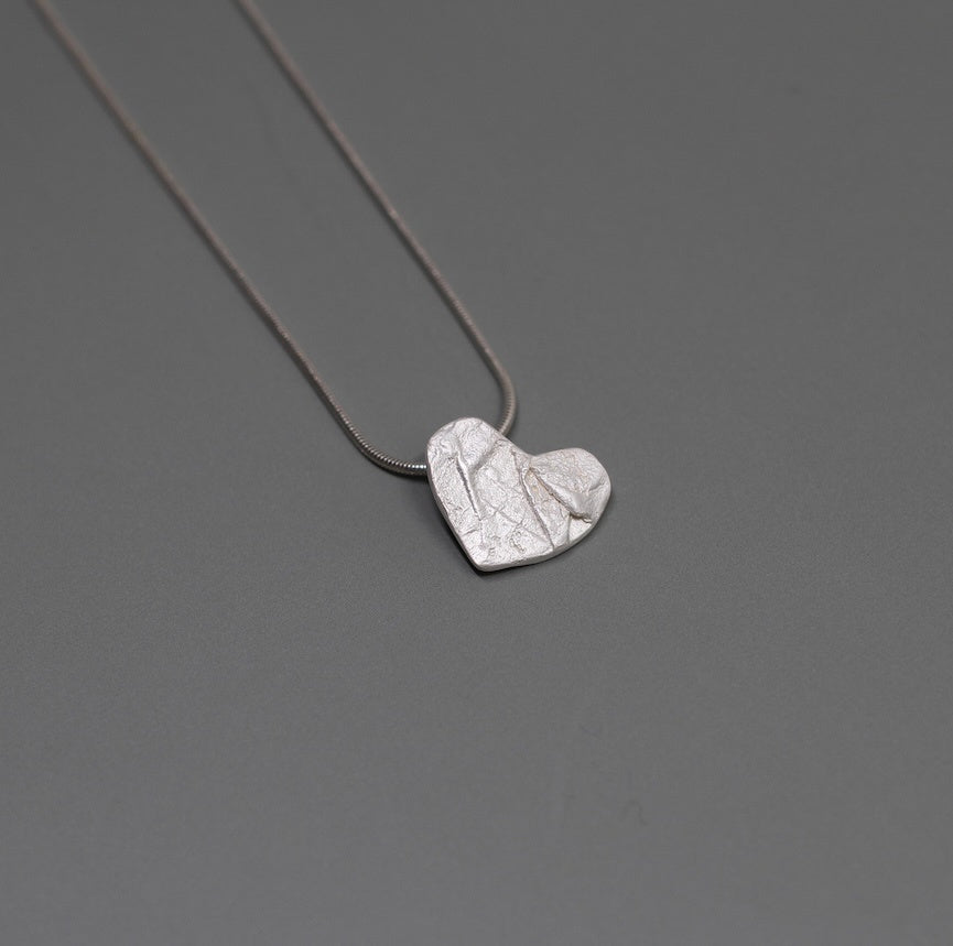 Necklace Silver 'Written in Hearts'