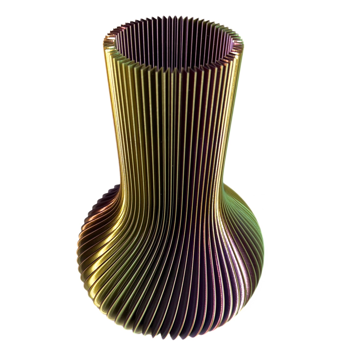 3D Printed Large Tear Drop Vase Magic Galaxy