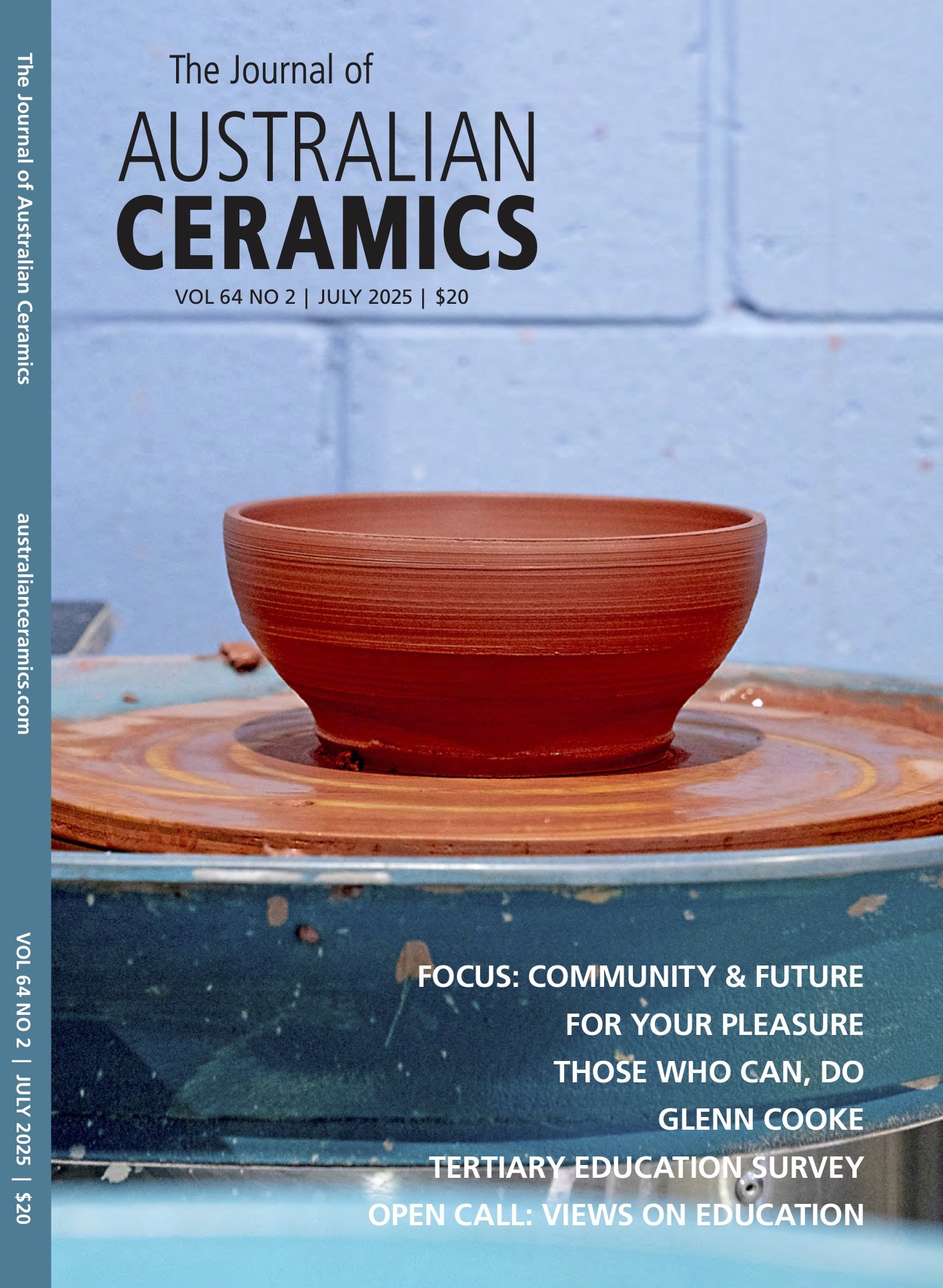 The Journal of Australian Ceramics Vol 64 No.2 July 2025