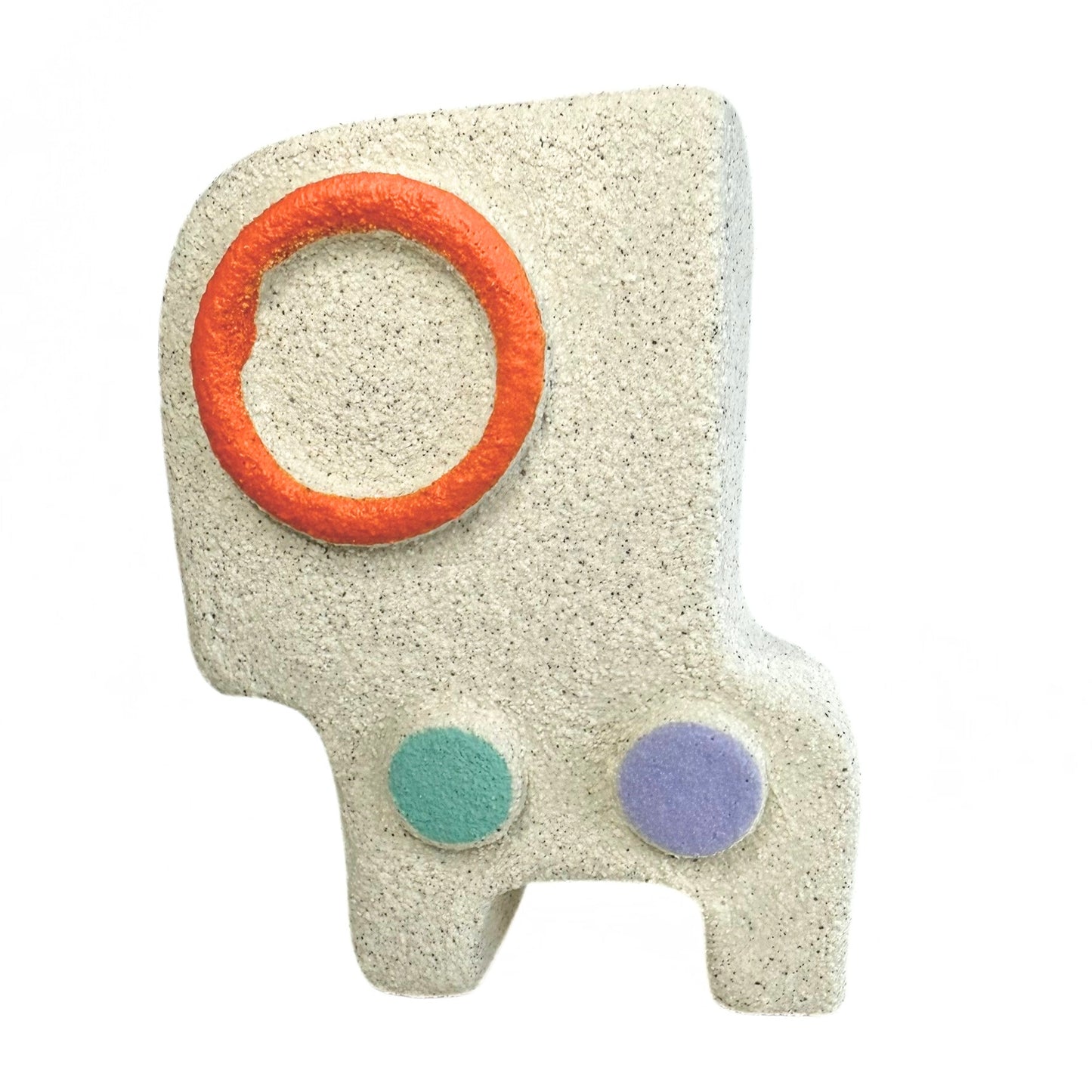 Ceramic Sculpture Vase Snowball 008