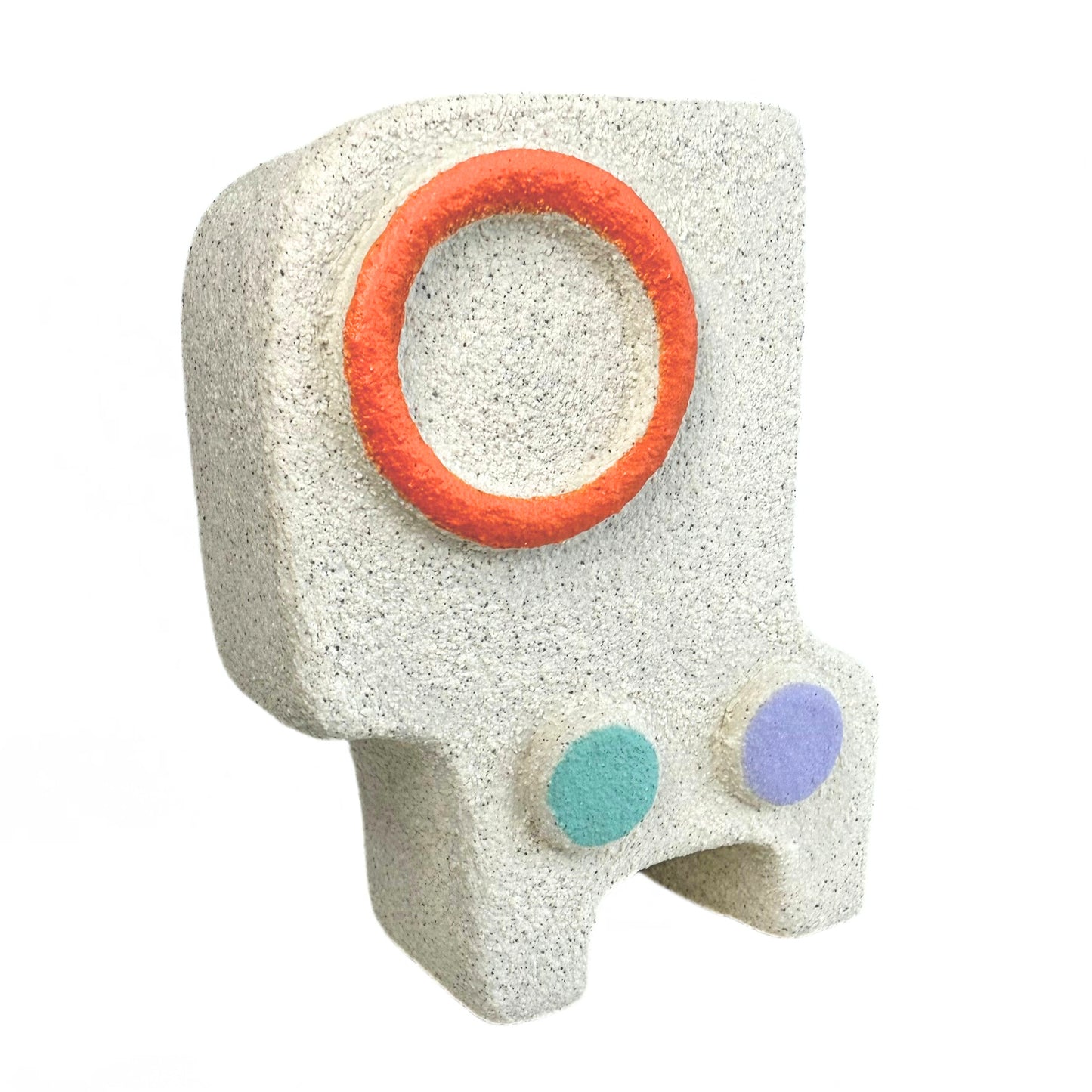 Ceramic Sculpture Vase Snowball 008