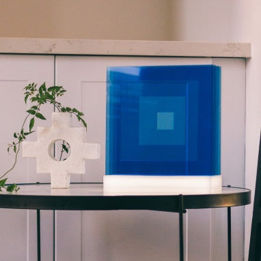 Tunnel Vision Lamp Blue