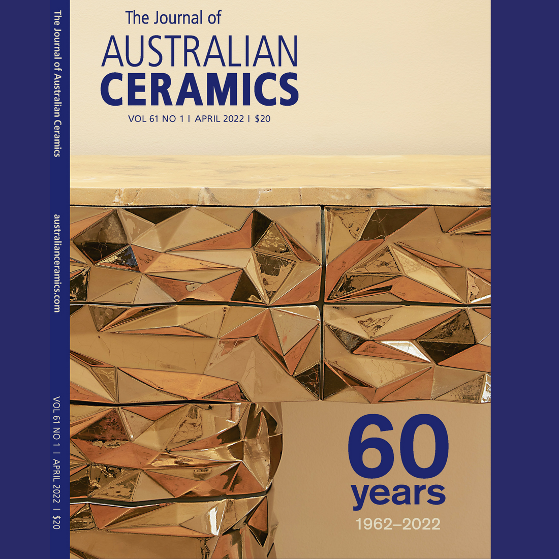 Sixty: the Journal of Australian Ceramics 60th Anniversary 1962-2022