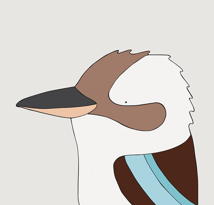 Unframed Print Laughing Kookaburra