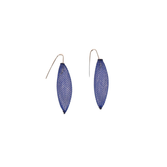 Earring Mesh Cocoon Navy