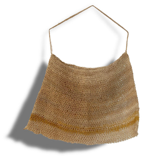'Djerrk (Bush String Bag)' Mary Dhapalany (Natural / Yellow)