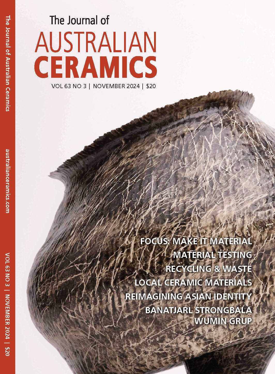 Journal of Australian Ceramics Vol 63 No.3 November 2024