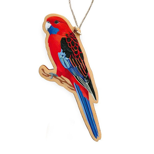 Hanging Ornament Crimson Rosella