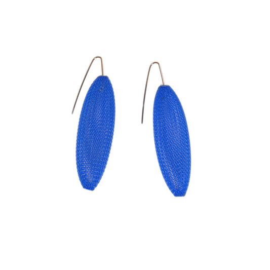 Earring Mesh Cocoon Blue