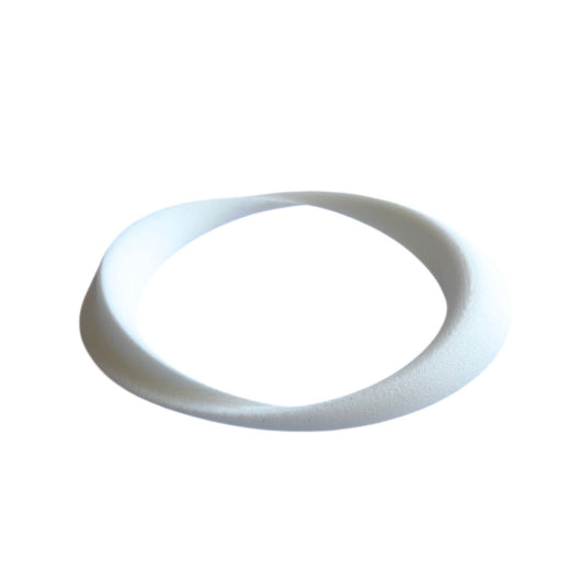 Bangle Nylon Möbius Bone White