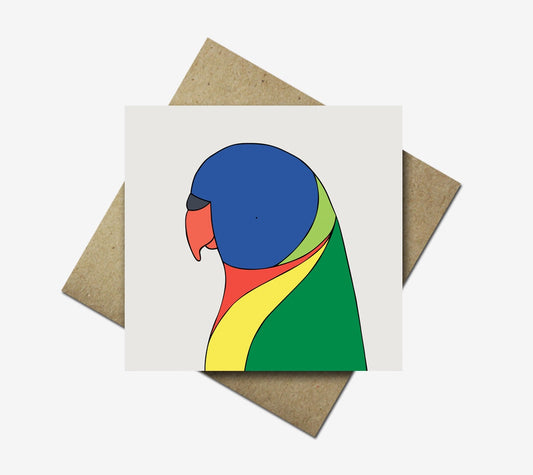 Greeting Card Australian Birds Lorikeet