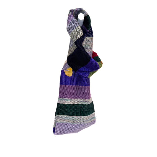 Handwoven Scarf Damian Showyin Double Thickness Purples