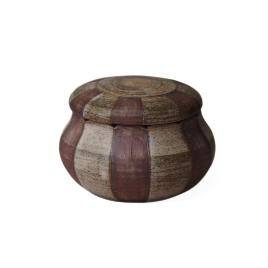 Ceramic Jewellery Jar Maroon