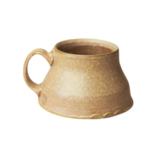Ceramic Mug Wide Bottomed Cinnamon