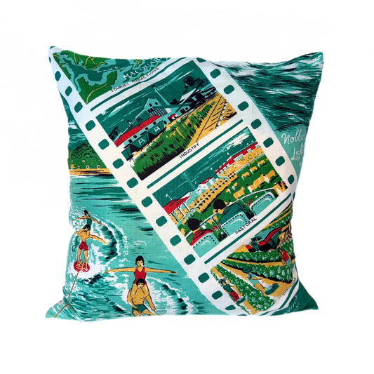 Cushion Cover Vintage Hunter Valley Tourism