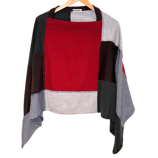 Medley Poncho Red