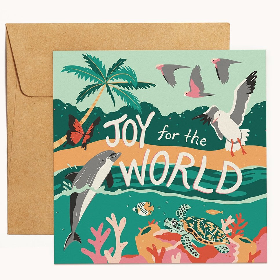 Joy For The World Christmas Card