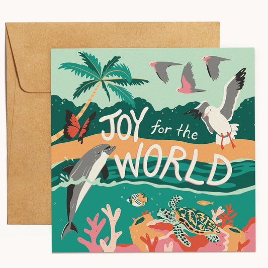 Joy For The World Christmas Card