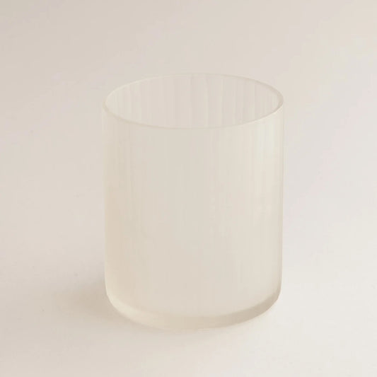 Glass Tumbler Whisky Bamboo Frosted