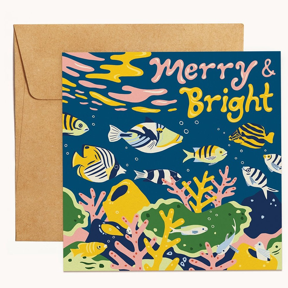 Merry & Bright Christmas Card