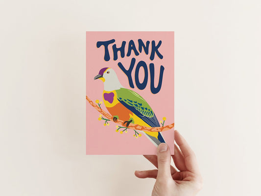 'Thank You' Dove Greeting Card