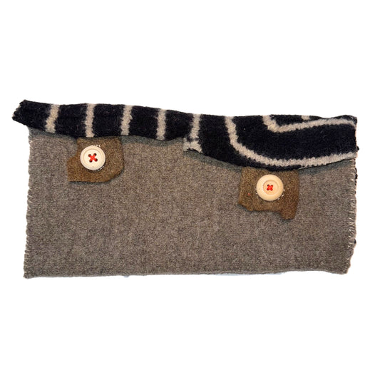 Wool Project Pouch Stripes