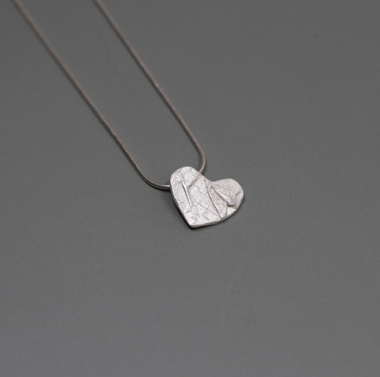 Necklace Silver 'Written in Hearts'