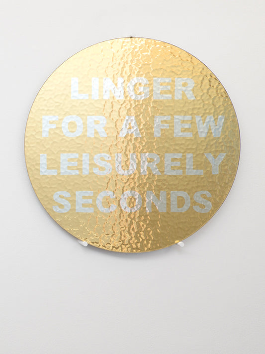 'LINGER FOR A FEW LEISURELY SECONDS'