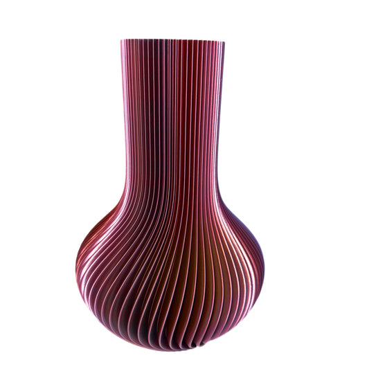 3D Printed Mini Tear Drop Vase Magic Champagne Trio