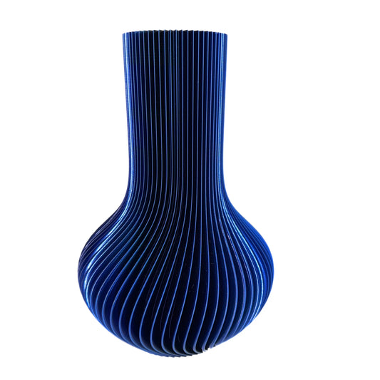 3D Printed Large Tear Drop Vase Magic Peacock