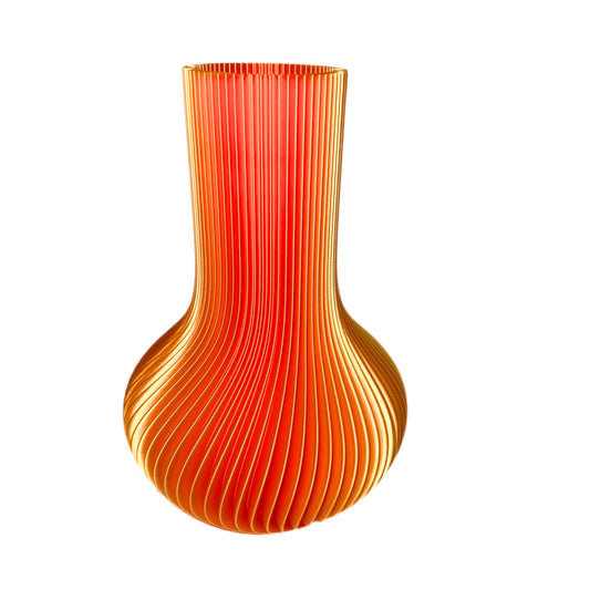 3D Printed Mini Tear Drop Vase Magic Sunrise