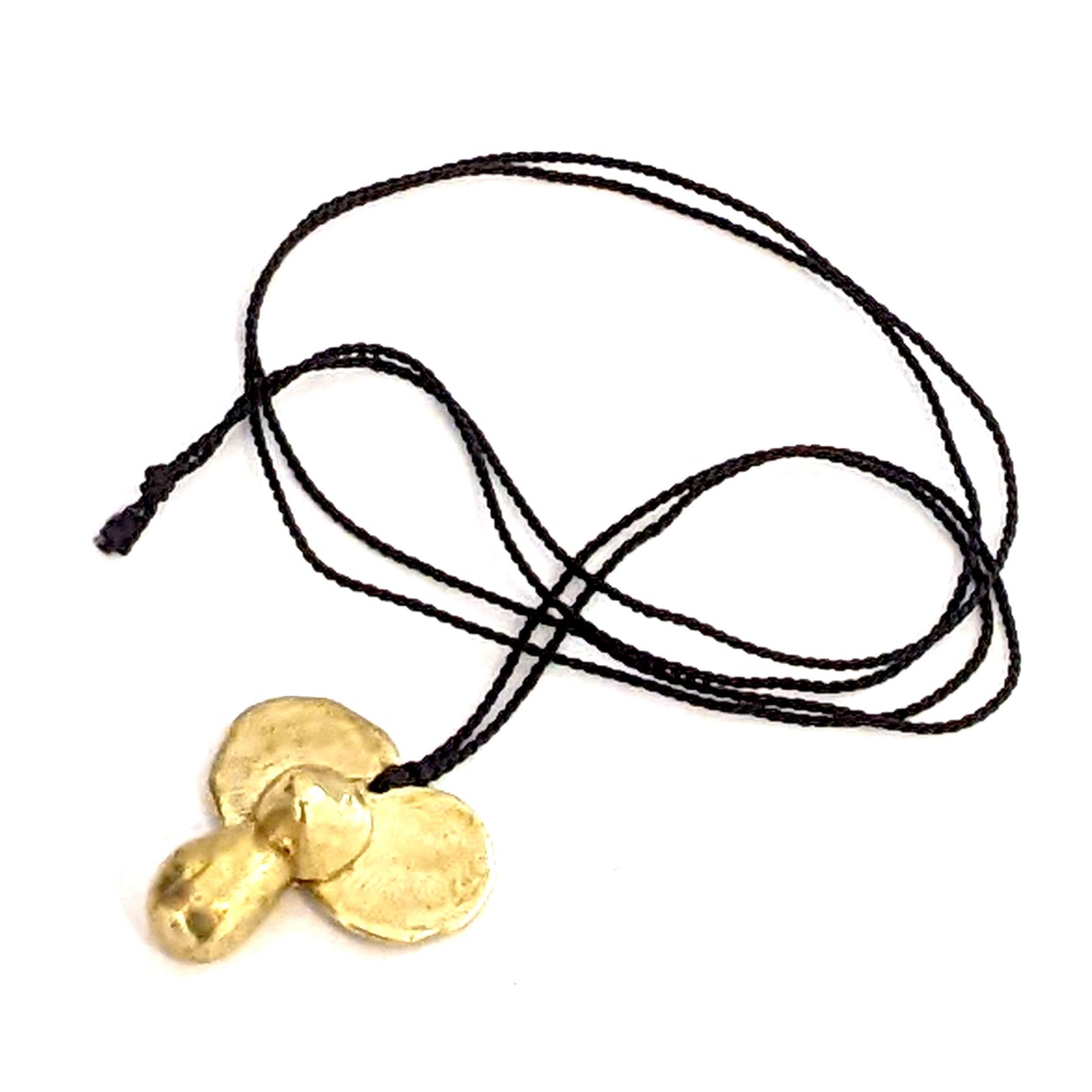 Necklace Little Companion Mouse Brass Large