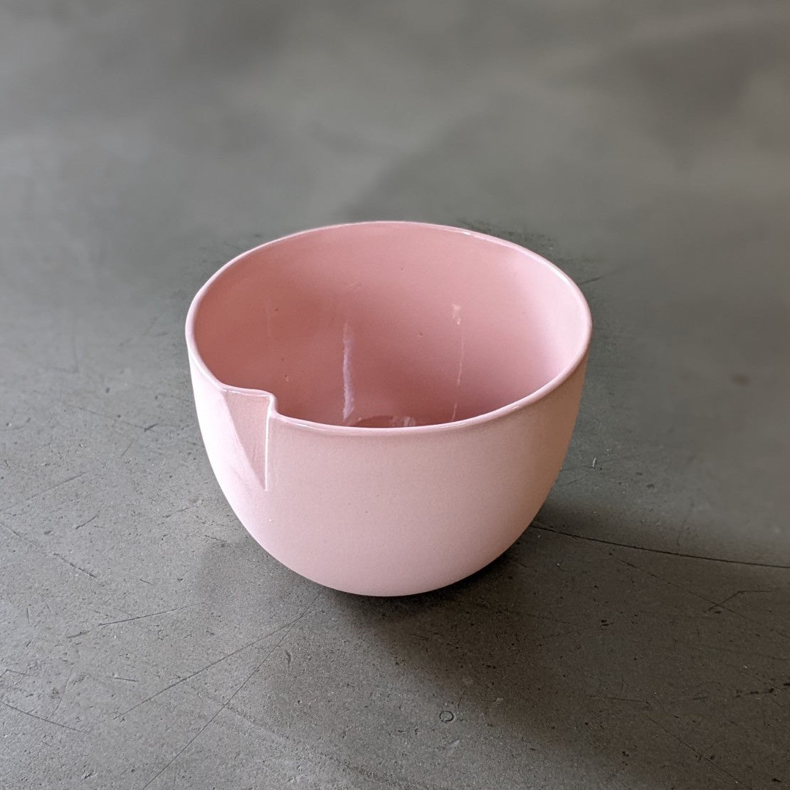 Ceramic Bowl Fold Blush Pink Small