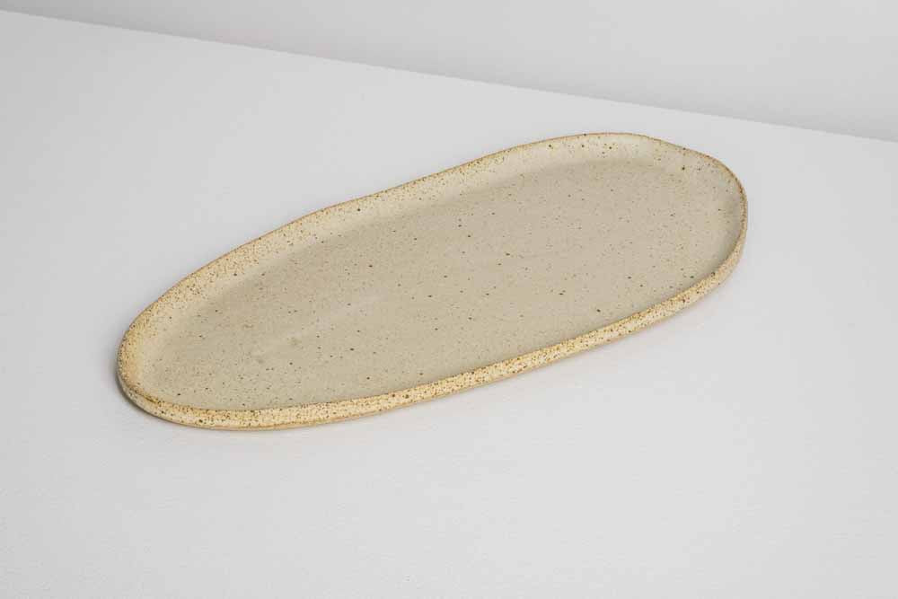 Sage Long Oval Plate