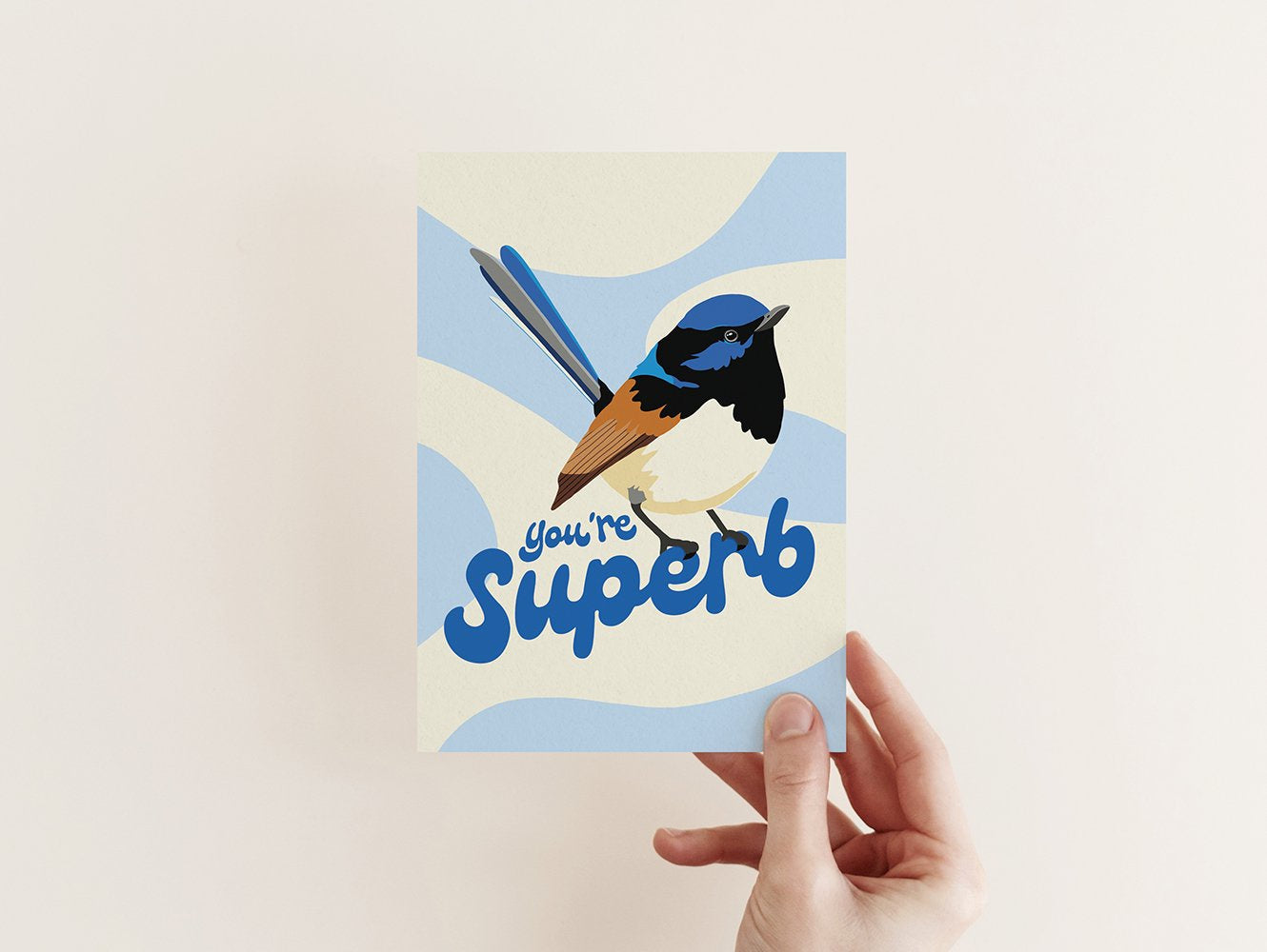 'You're Superb' Wren Greeting Card